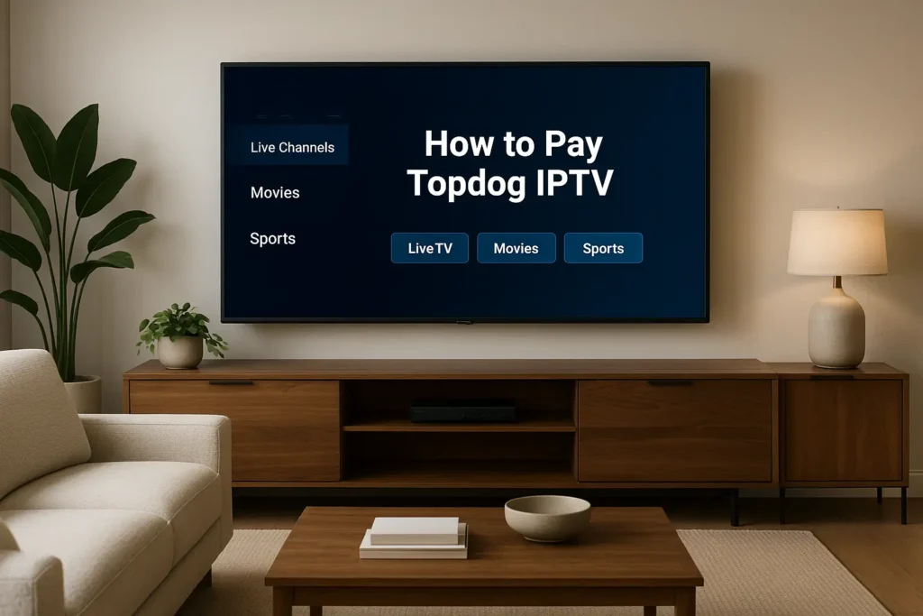 How to Pay Topdog IPTV