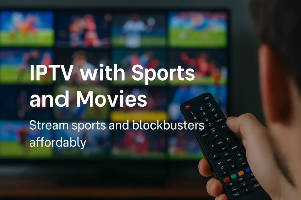 IPTV with Sports and Movies